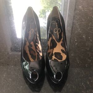 Jessica Simpson black heels